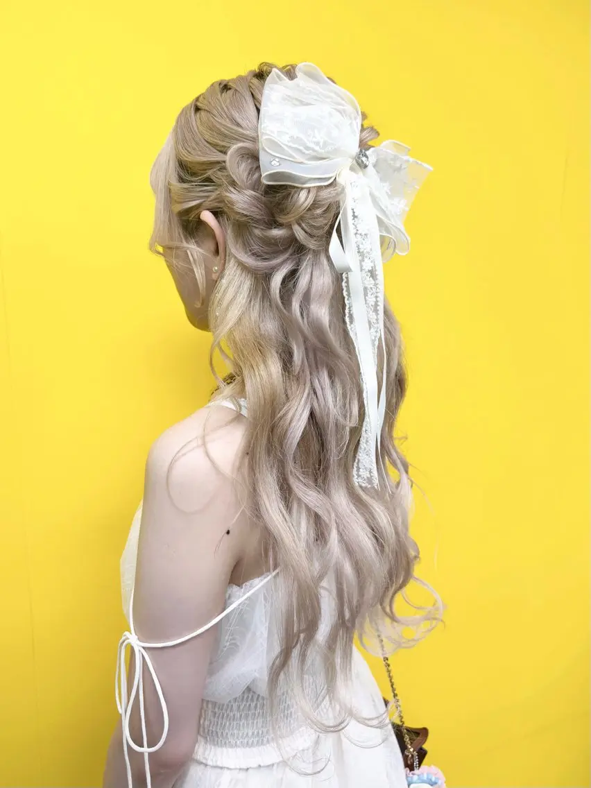 ロング ヘアアレンジ 新宿|ヘアセット専門 |aira*。゚のヘアスタイル