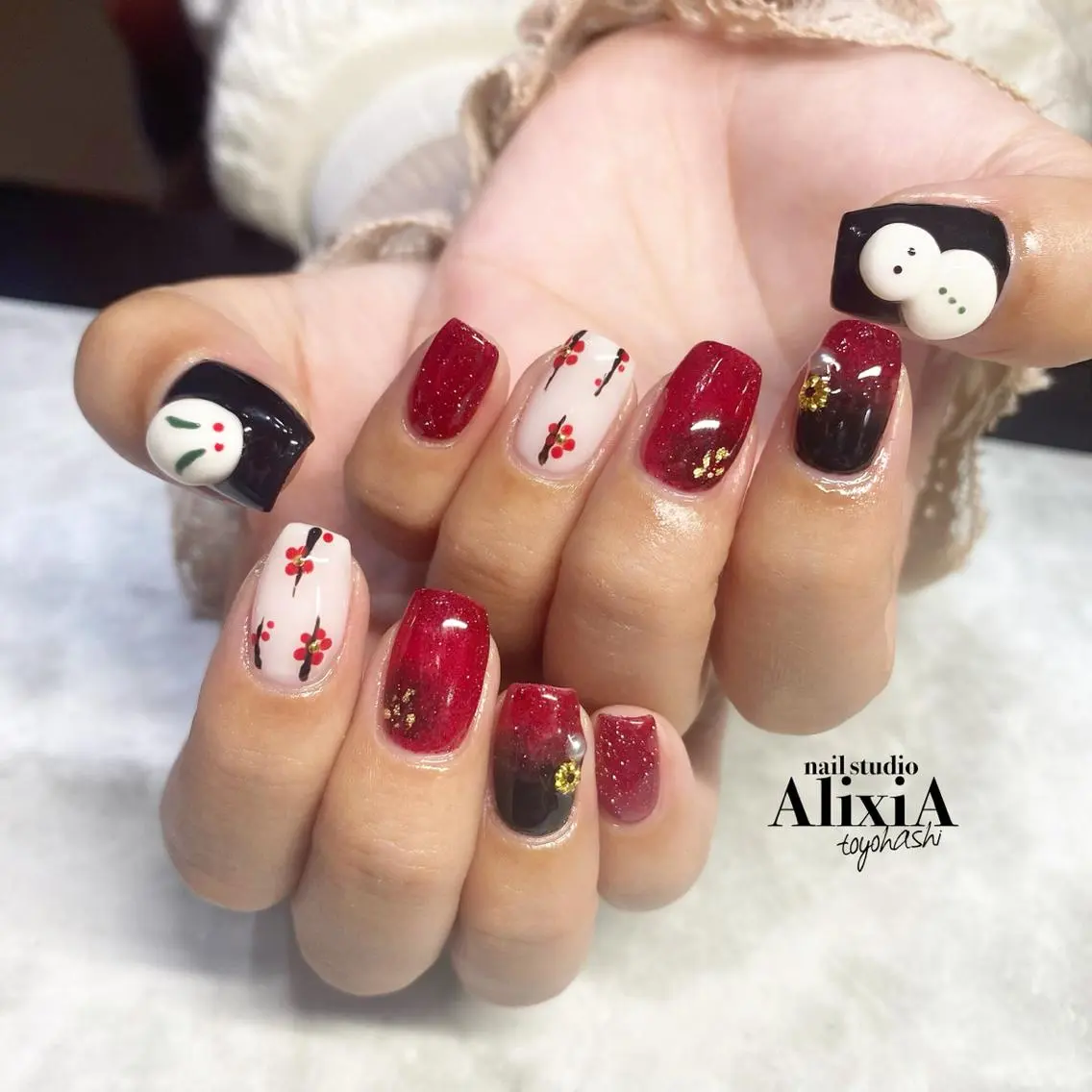 ネイル ハンドネイル AlixiA ゆみのネイルデザイン