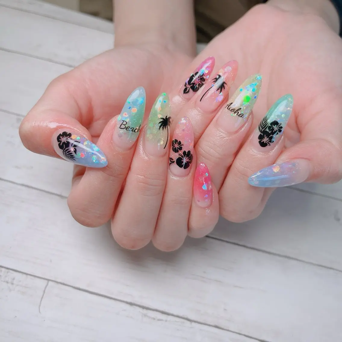 ネイル スカルプネイル Nail salon Stellaのネイルデザイン