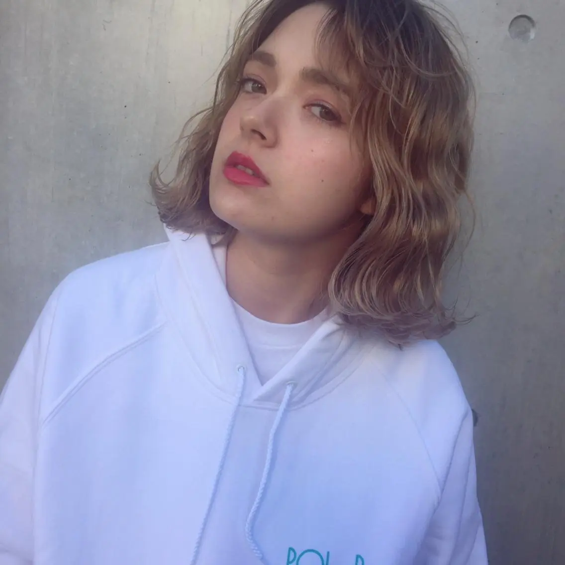 ミディアム アッシュ ハイライト 透明感カラー🌿ボブ ✨飛田 ケイのヘアスタイル