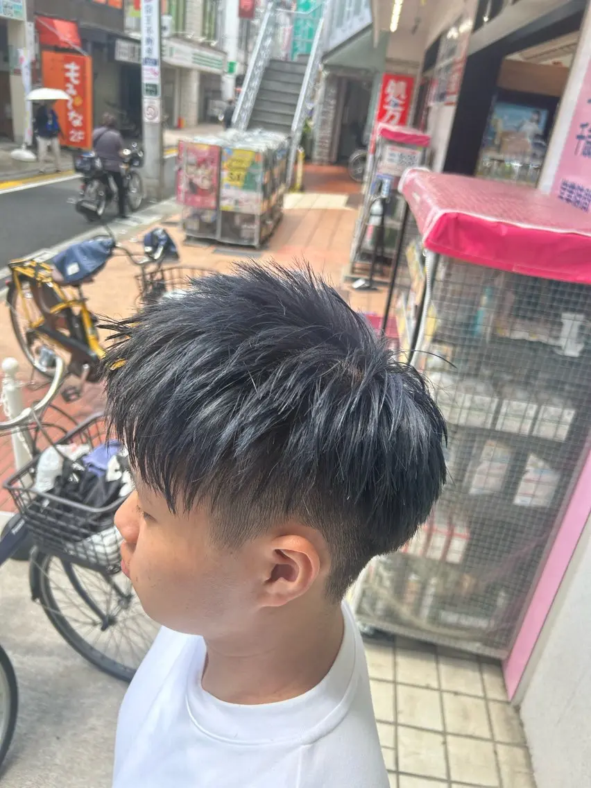 ショート カラー メンズ Ash 中岡ゆうたのヘアスタイル