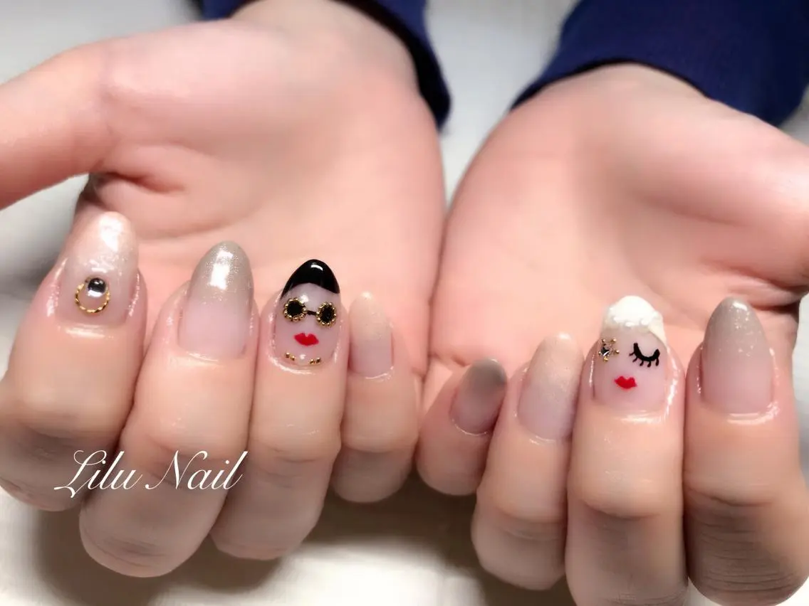 ネイル モチの良さ◉ フィルインネイル♡のネイルデザイン