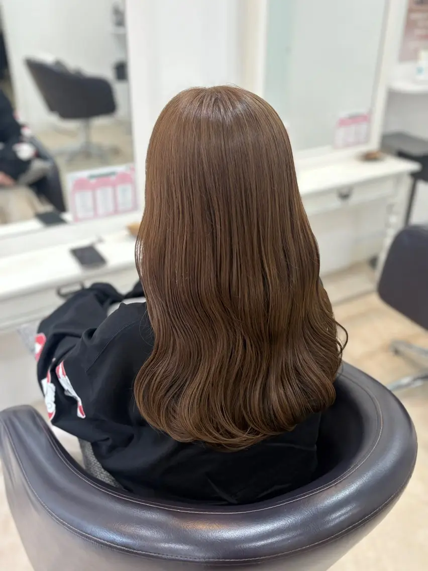 ロング カラー ベージュカラー トリートメント ヘアカラー 🫧arisa🫧 レイヤー/アレンジのヘアスタイル