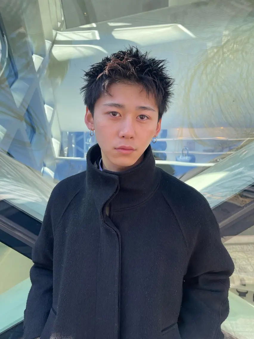 ショート メンズ スパイキーショート 刈り上げ ショートヘア ボブ/レイヤー /河内温太のヘアスタイル