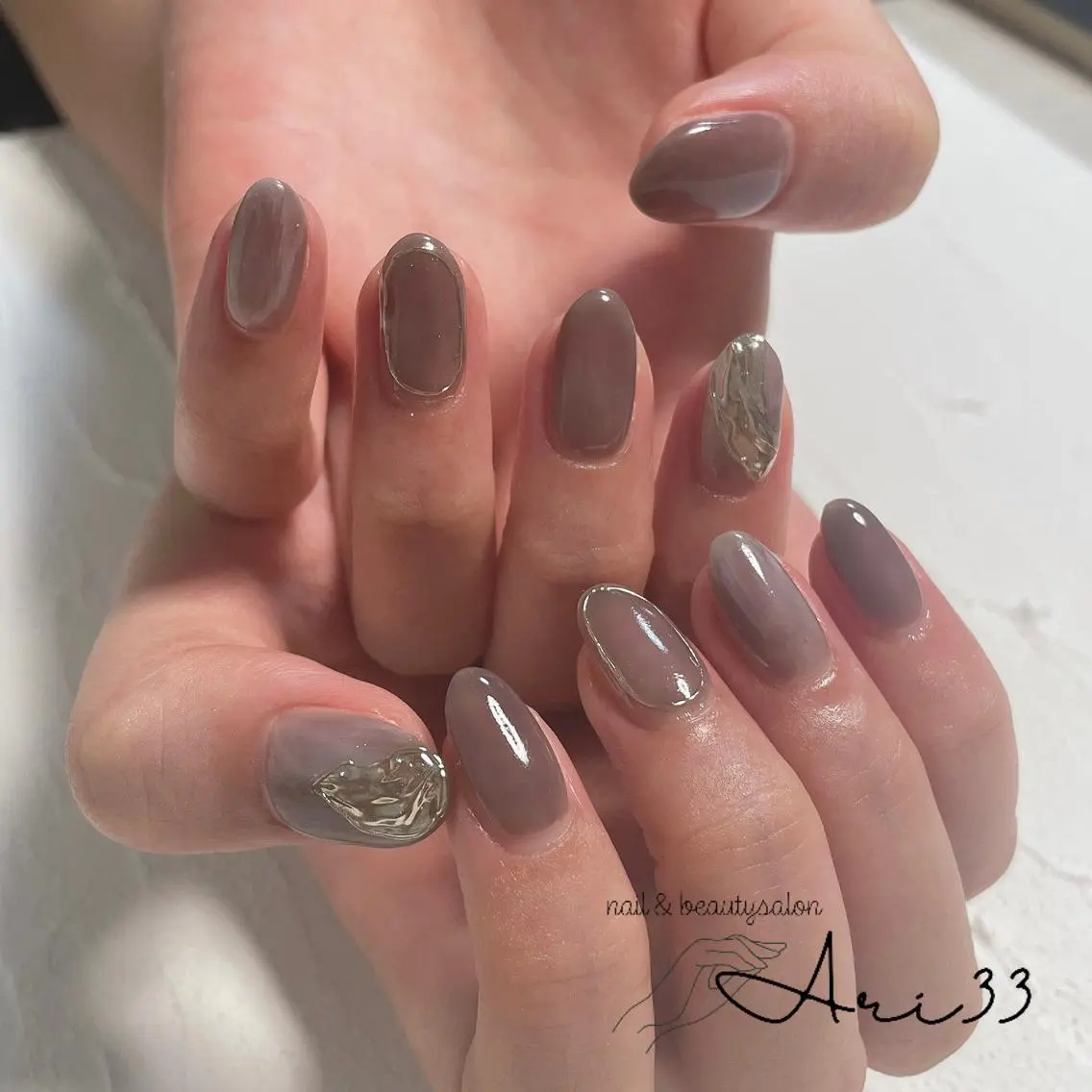 ネイル ハンドネイル プライベートサロン Ari33nailのネイルデザイン