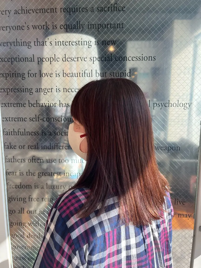 ミディアム カラー haruka / CosyVelvetのヘアスタイル