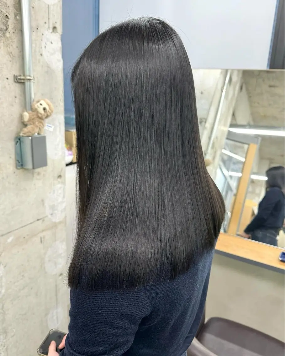 ロング カラー 髪質改善 ヘアカラー トリートメント 髪質改善×艶髪 🤍amane🤍のヘアスタイル