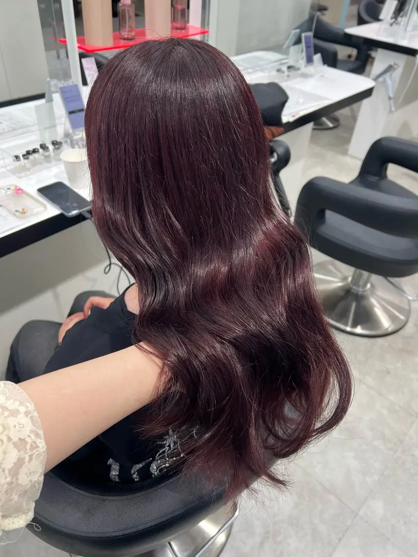 ロング ヘアカラー レイヤー/ダブルカラ ー🎀Sayakaのヘアスタイル