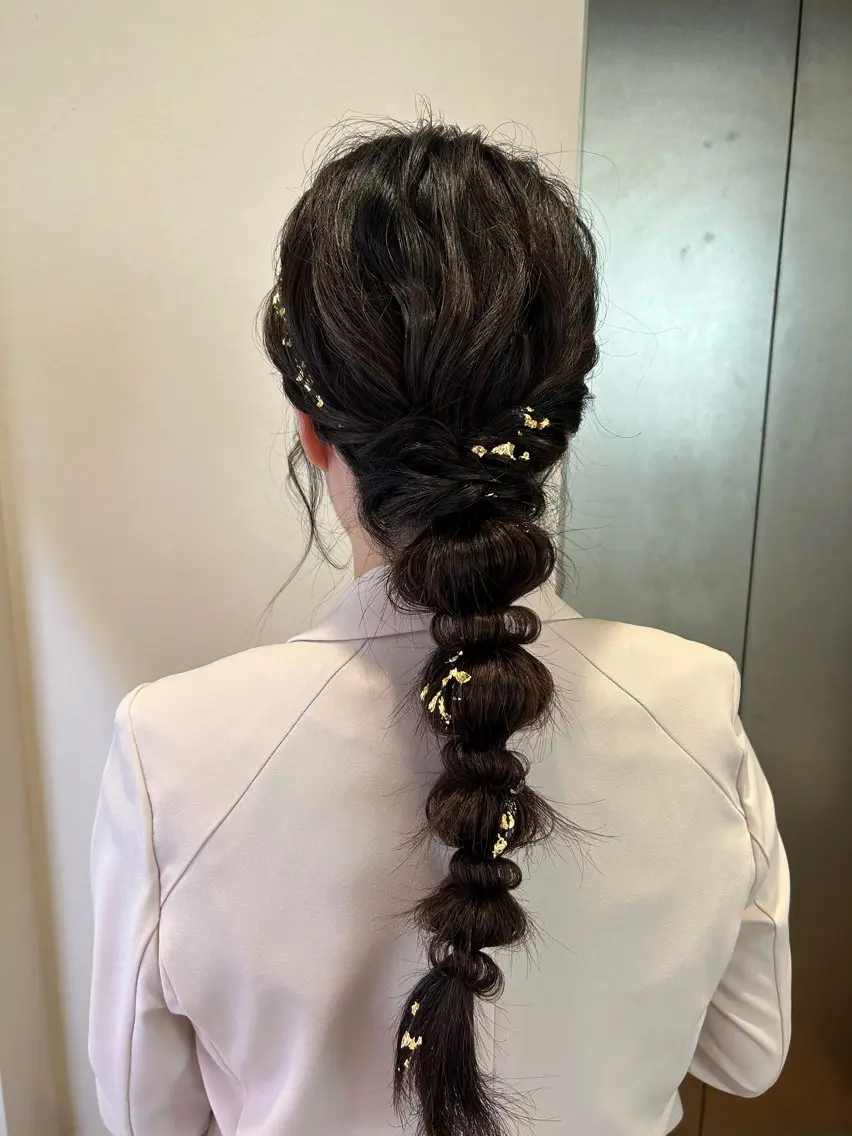 ヘアアレンジ ヘアセット 🦋Misaki🦋 メンズパーマ/着付けのヘアスタイル