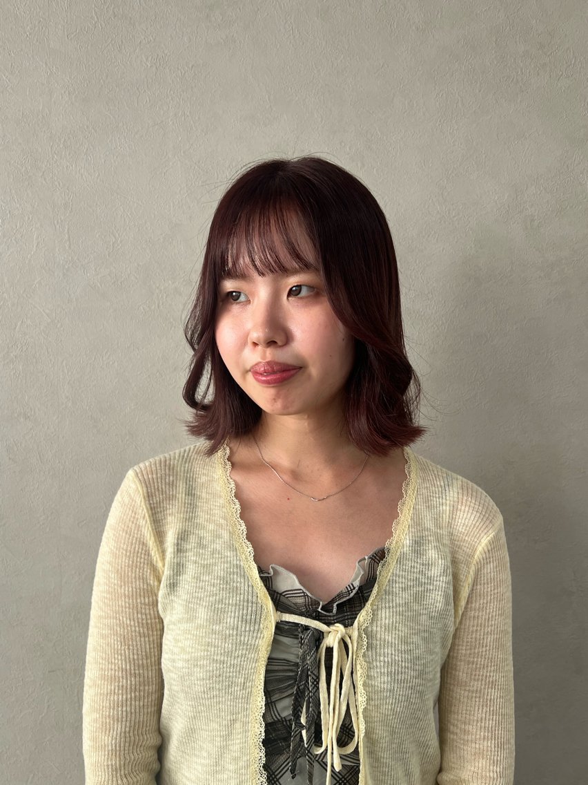 ミディアム カラー ブラウンカラー ピンクカラー ピンクブラウン カット ヘアカラー トリートメント 垢抜け🪽髪質改善 透明感💎メンズのヘアスタイル