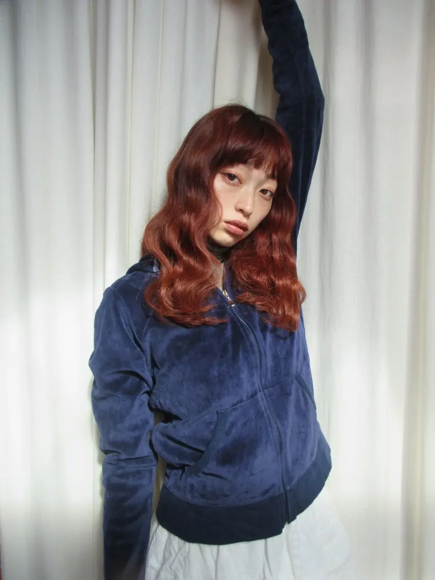 セミロング ヘアカラー yuna/オリーブ /髪質改善ストレートのヘアスタイル