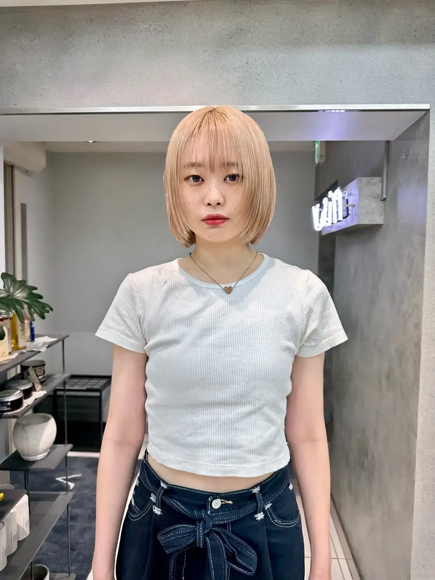 ショート カラー パーマウルフショート 濱田匠のヘアスタイル