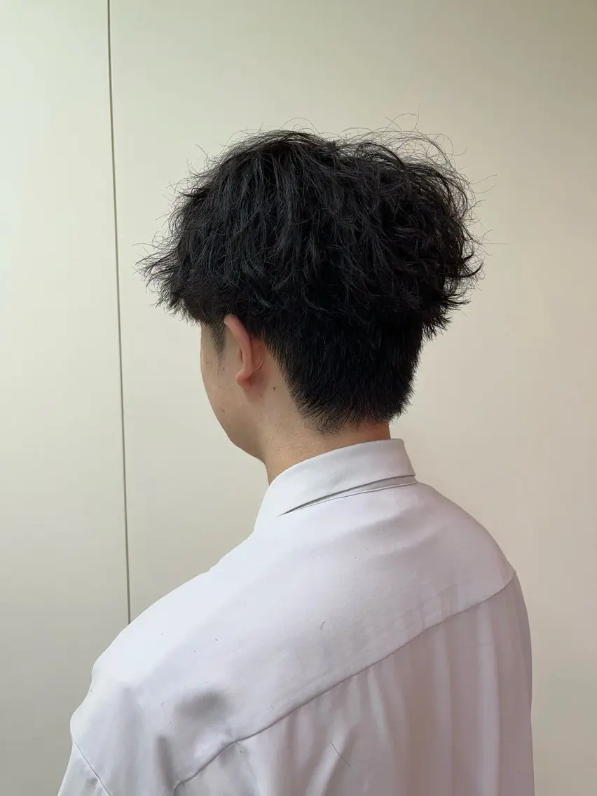 ショート パーマ メンズ マッシュ メンズパーマ ツイストスパイラルパーマ スパイラルパーマ 🧊メンズ特化🧊 高木航希のヘアスタイル