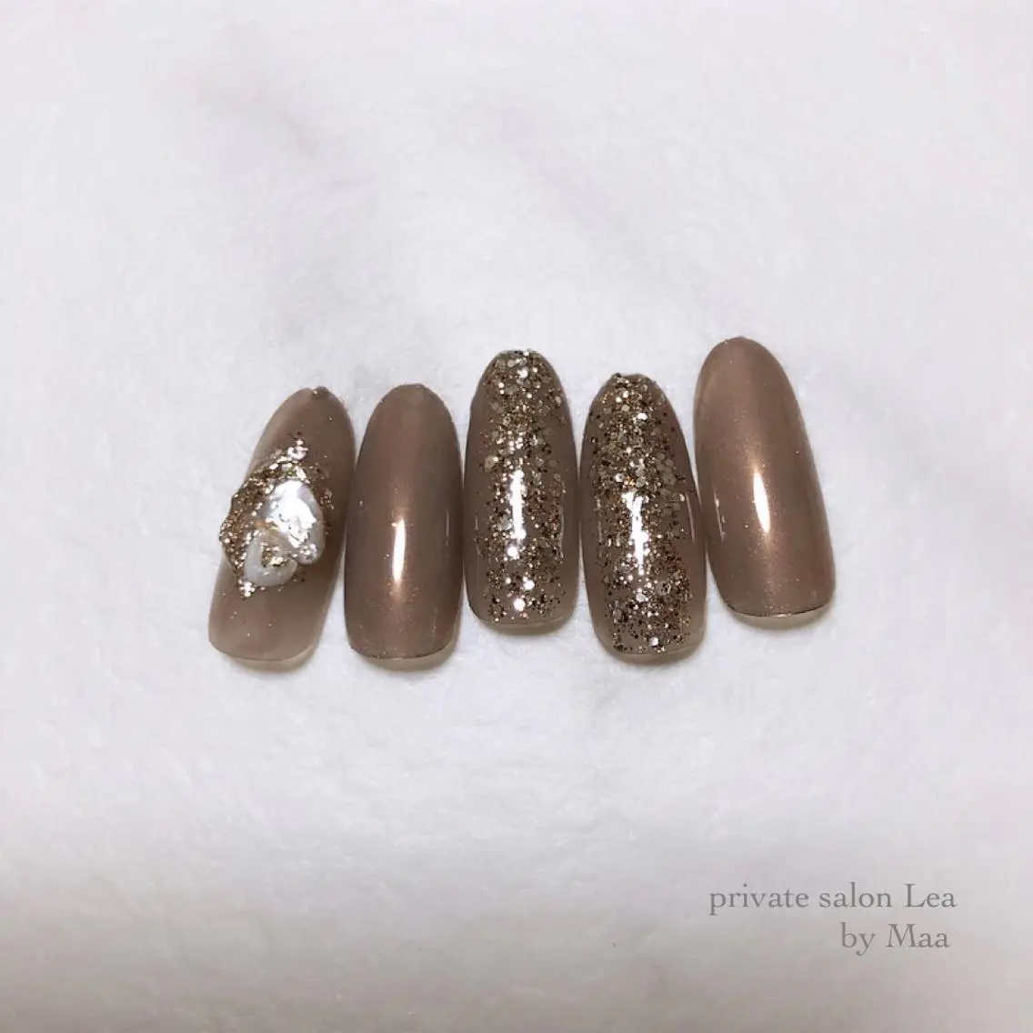 ネイル ハンドネイル private_ salon.Leaのネイルデザイン