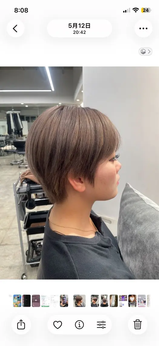 ショート 🤍ショート 🤍NANAMI🤍のヘアスタイル