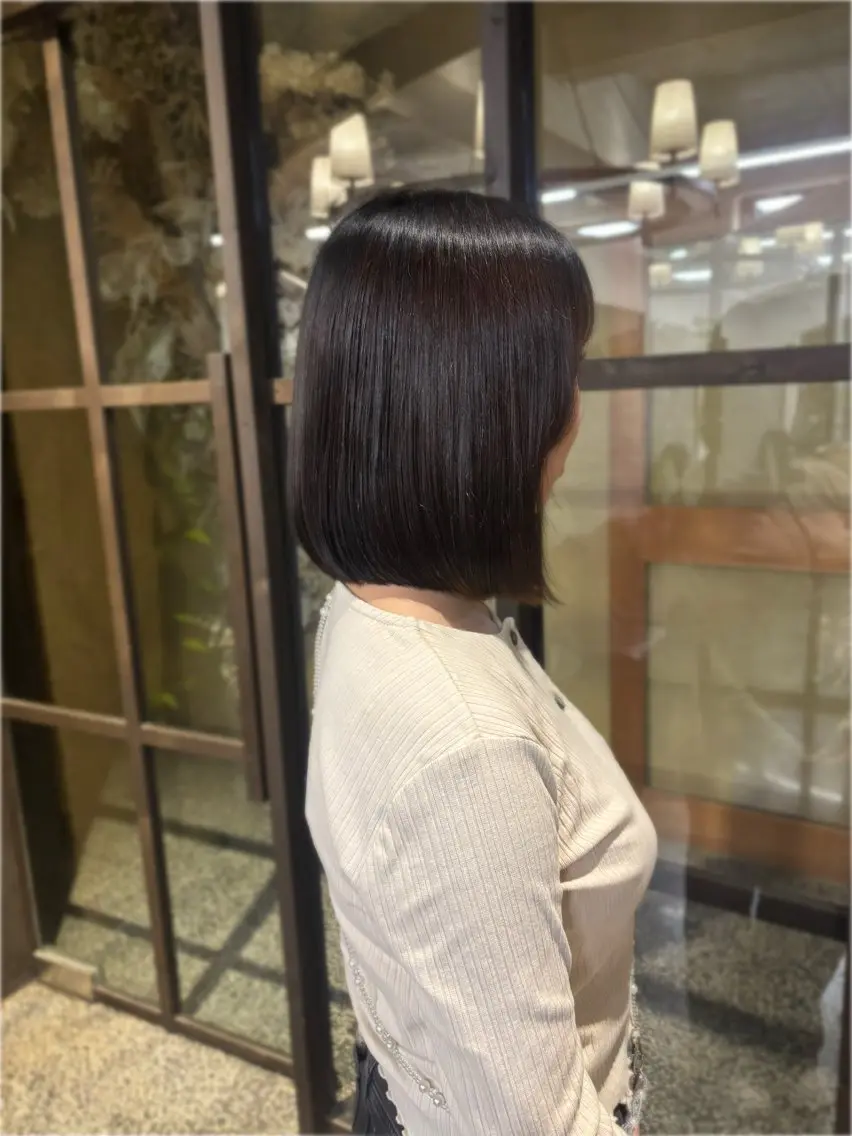 ミディアム ボブ zerohair むらなかあやね🐰ᩚのヘアスタイル
