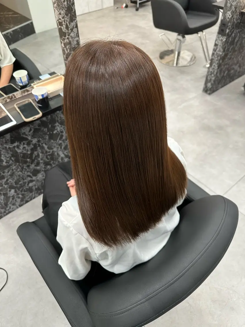 ミディアム 髪質改善 大日方 祐介のヘアスタイル