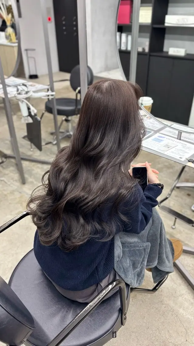 ロング ヘアカラー トリートメント Masu 美髪特化美容師のヘアスタイル