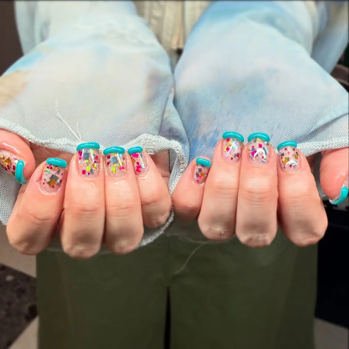 ネイル シンプルネイル ハンドネイル posa nail モエミのネイルデザイン