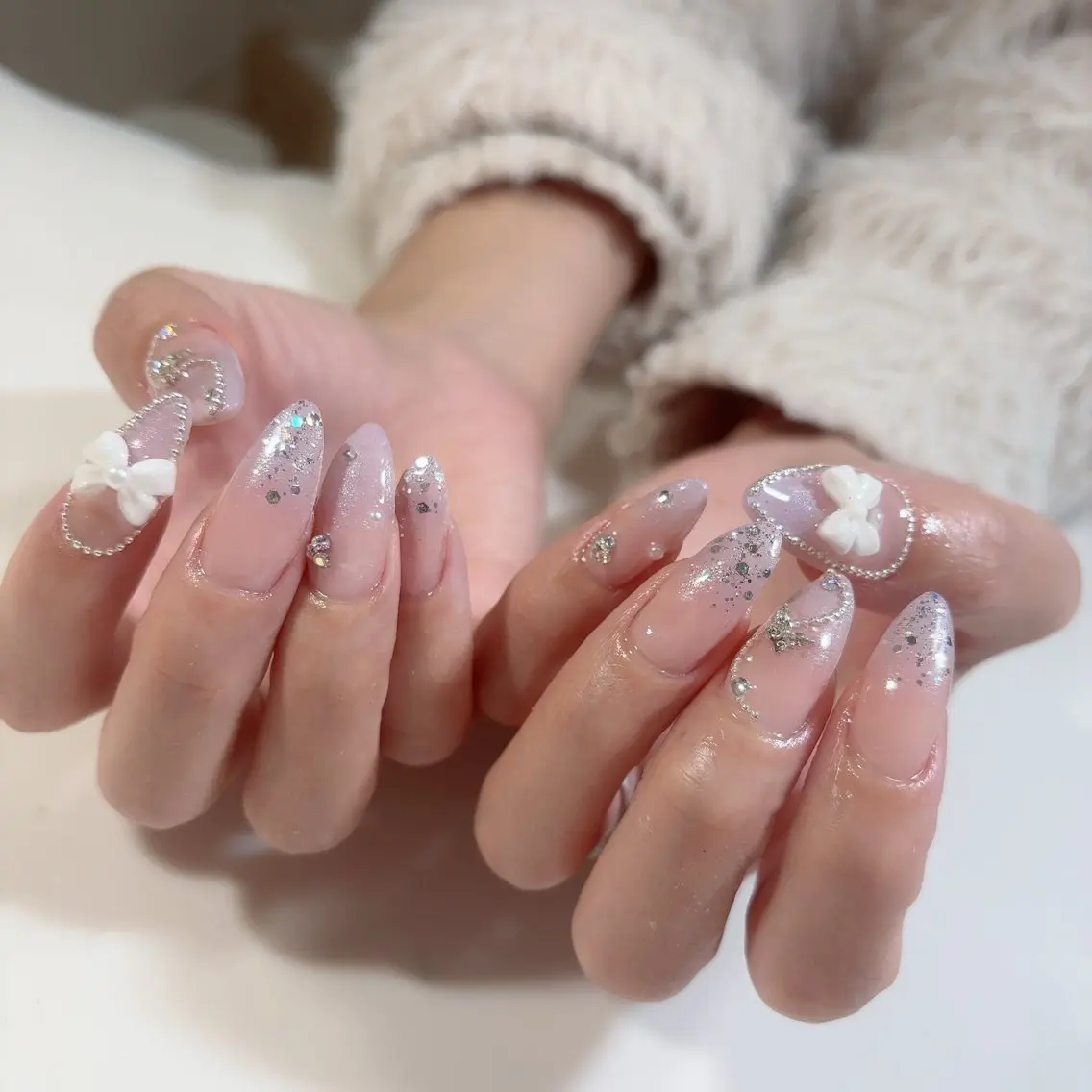 ネイル パープル ハンドネイル * haruのネイルデザイン