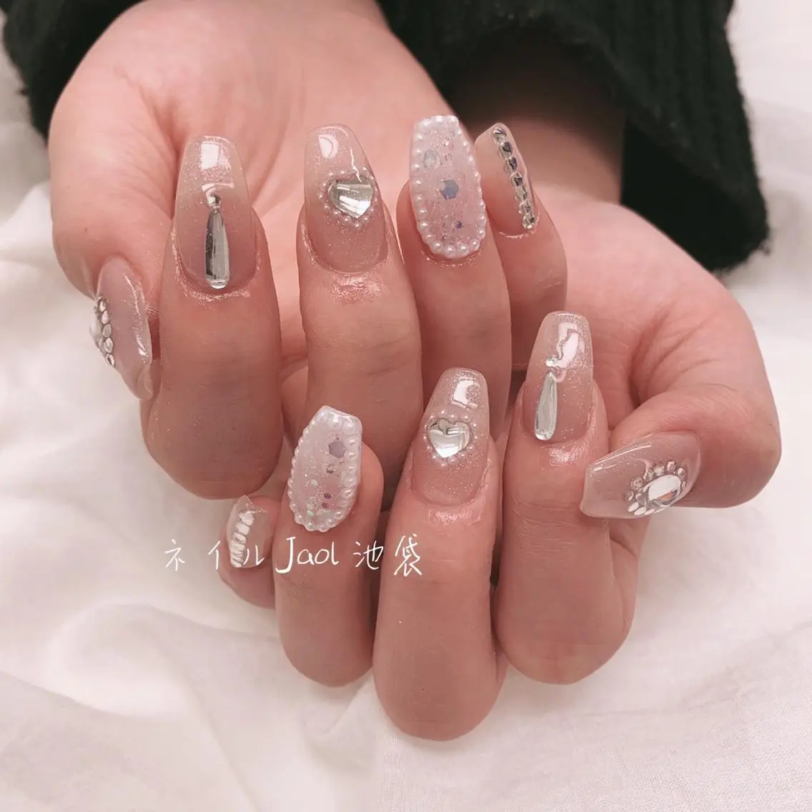 ロング ネイルJaol 池袋のネイルデザイン