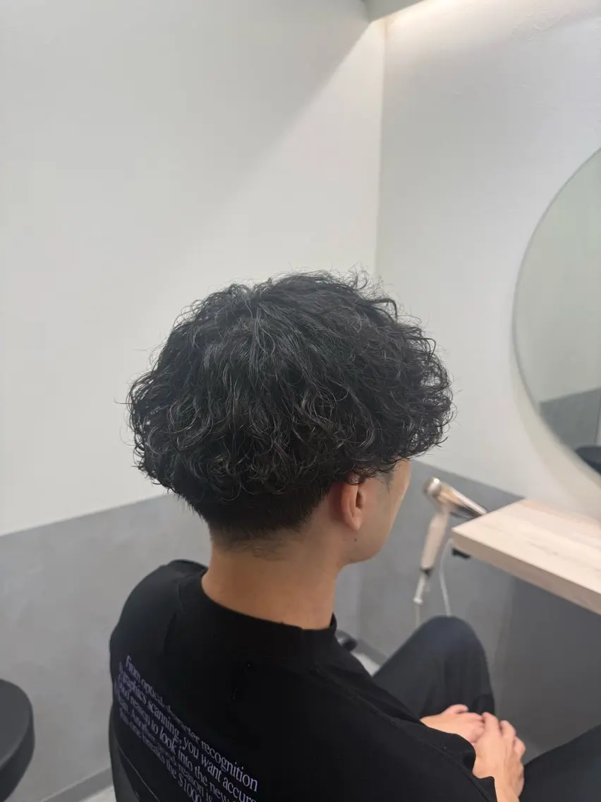 ショート パーマ カット パーマ ヘッドスパ ·̩͙꒰ঌ miku 𓂃 𓈒𓏸 ໒꒱のヘアスタイル