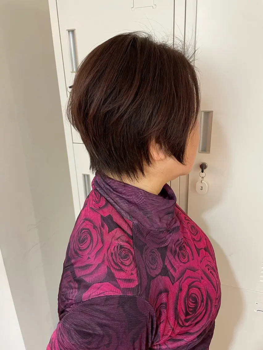ショート カラー 似合わせカット得意 仁井亮のヘアスタイル