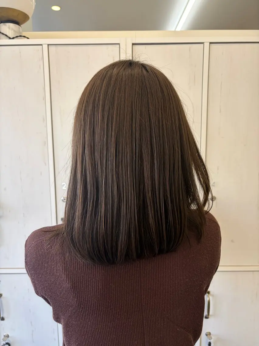 ミディアム ヘアカラー トリートメント 🐝 chiba 🐻のヘアスタイル