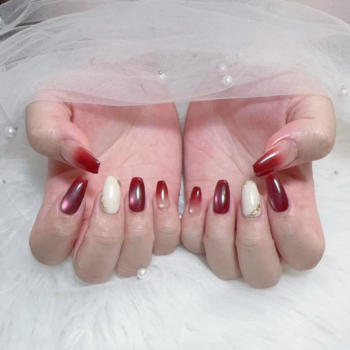 ネイル ハンドネイル ハンドケア sunnynail 小桃のネイルデザイン