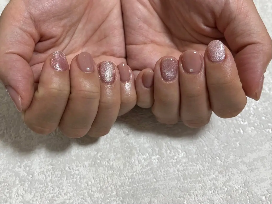 ネイル オーロラネイル フットネイル フレンチネイル ジェルネイル 韓国ネイル ハンドネイル mogunail &blowのネイルデザイン