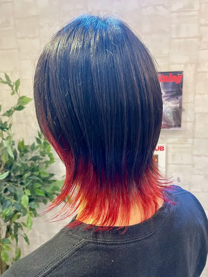 ミディアム カット ヘアカラー 🍭透明感カラー 志賀拓海🍬🌈のヘアスタイル