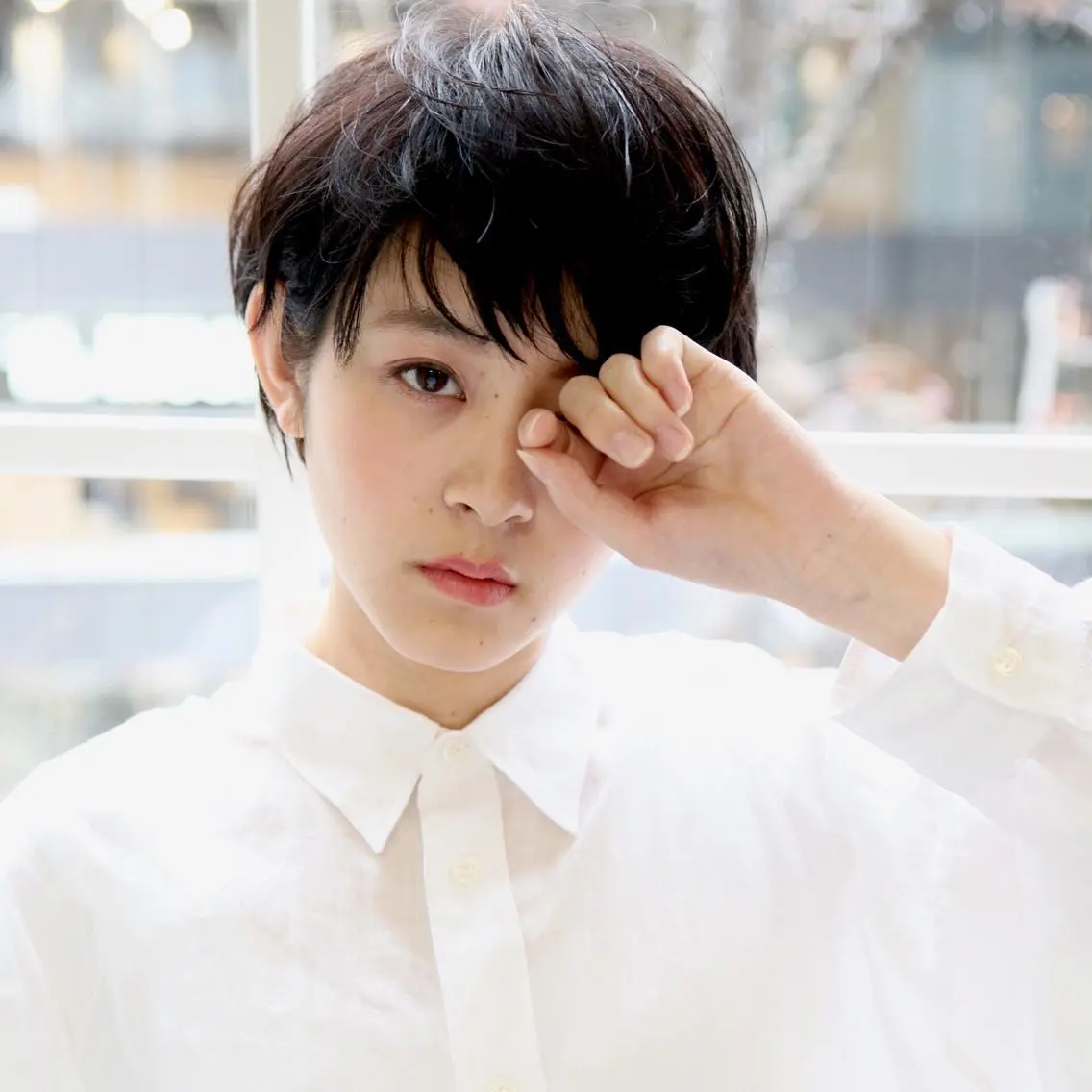 ショート パーマ 渡辺 裕輔のヘアスタイル