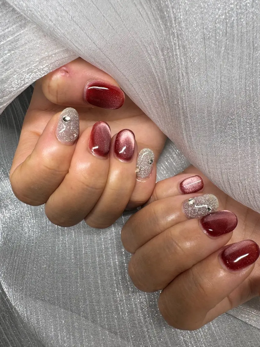 ミディアム クリスマス North+Nail ayakaのネイルデザイン
