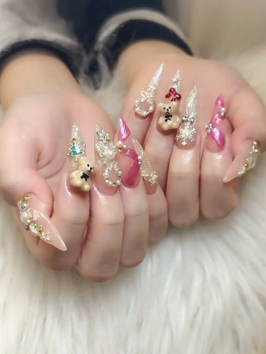 ネイル アートネイル ジェルネイル マグネットネイル ハンドネイル JennNail_ マオのネイルデザイン