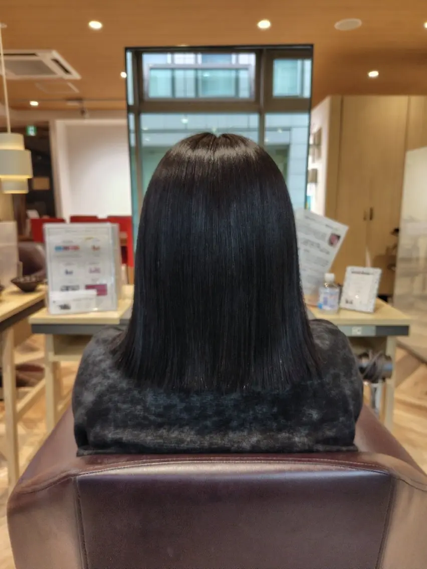 ミディアム ヘアカラー 菊地 楓のヘアスタイル