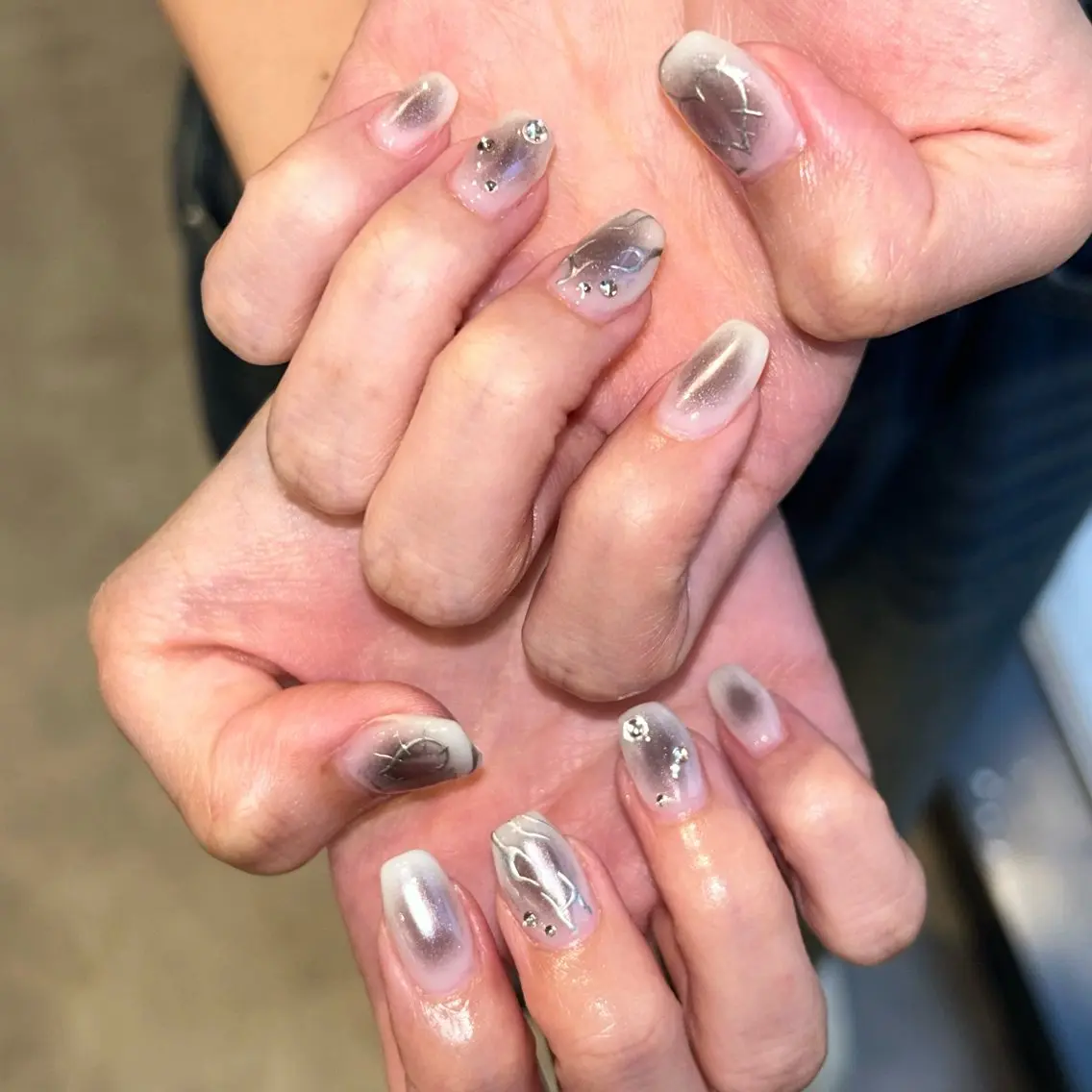ネイル SHELLTOKYO 💜Kazamakiのネイルデザイン