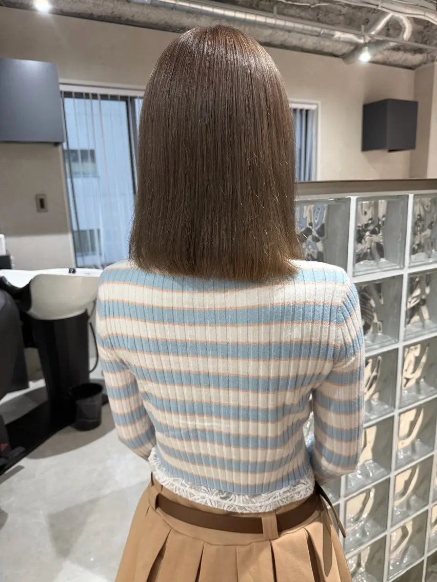 ミディアム hirano harukaのヘアスタイル