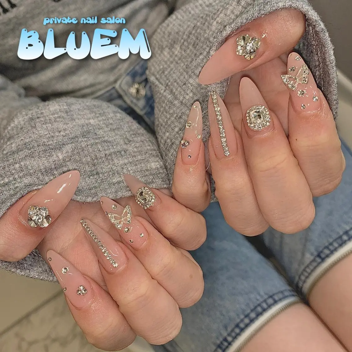 ネイル ハンドネイル BLUEM なな🐶のネイルデザイン