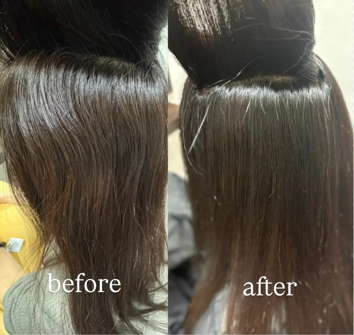 セミロング パーマ 縮毛矯正 縮毛矯正 カット✂︎ /ｳｻﾐのヘアスタイル