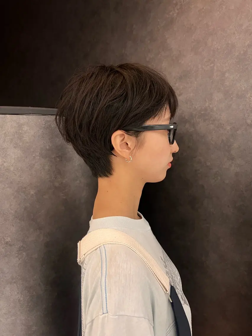 ショート ショートヘア 小顔カット カット/パーマ たるみことりのヘアスタイル