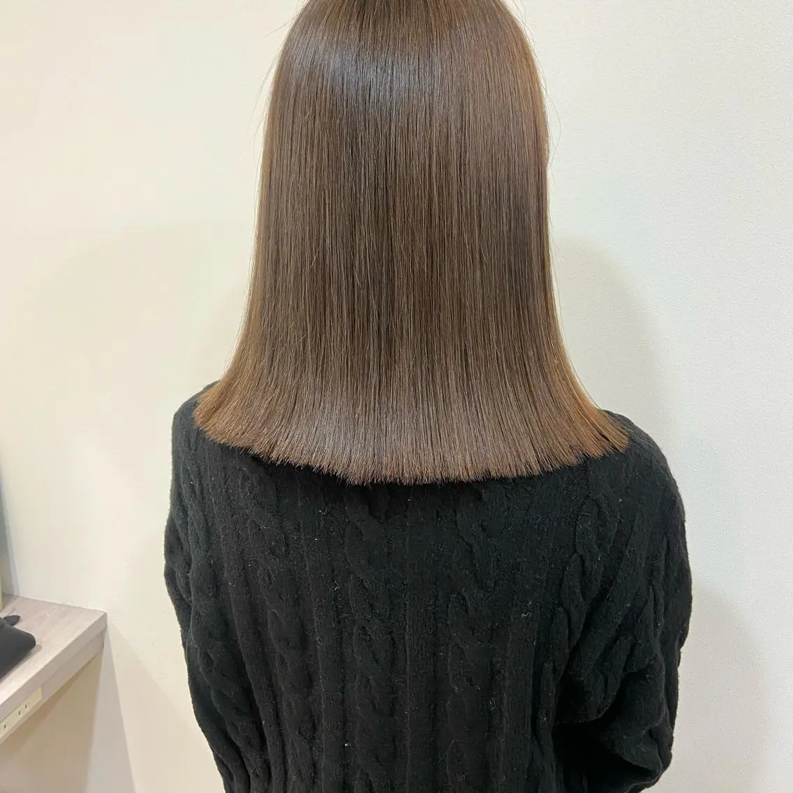 ミディアム ボブ ハイライト 髪質改善 mai 🎀 / 梅田美容室のヘアスタイル