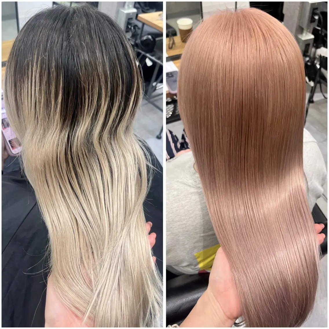 ロング カラー ヘアカラー トリートメント MAKO ❤️🔥NEXTのヘアスタイル