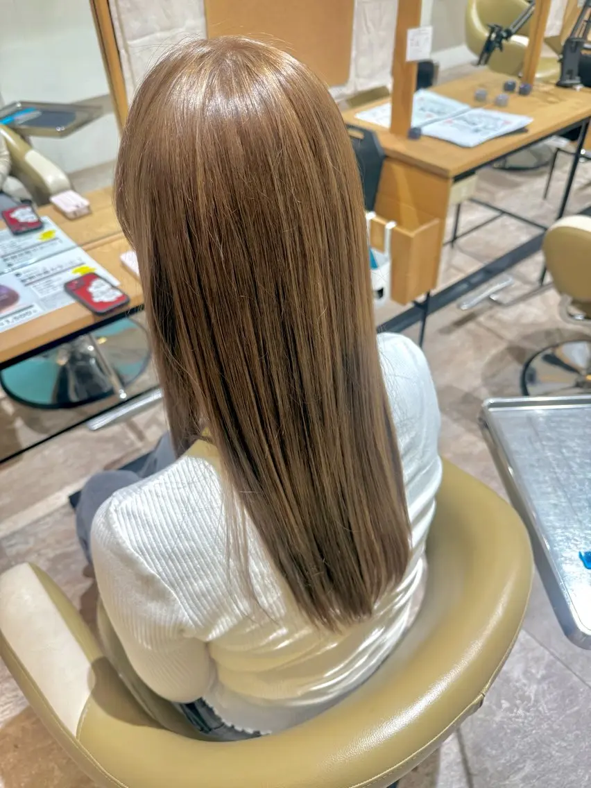 カラー ヘアカラー トリートメント @RICH Riri ୨୧のヘアスタイル