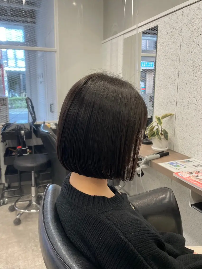🩵ミニモ学割U24🩵カット+透明感カラー+補修トリートメントの写真