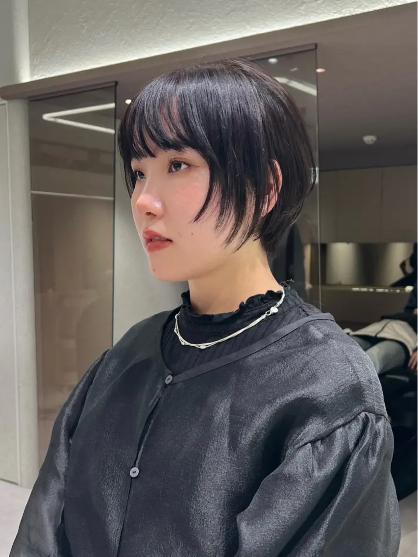 【ショート限定ボブ不可】似合わせカット✂︎👩🏼(頭皮マッサージ付き)+4step treatment️🫧の写真