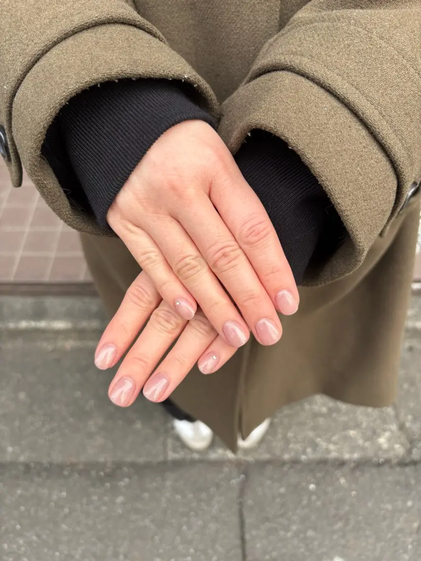 ネイル ワンカラーネイル ハンドネイル 🎀MOENA/渋谷 シンプリーNAILのネイルデザイン