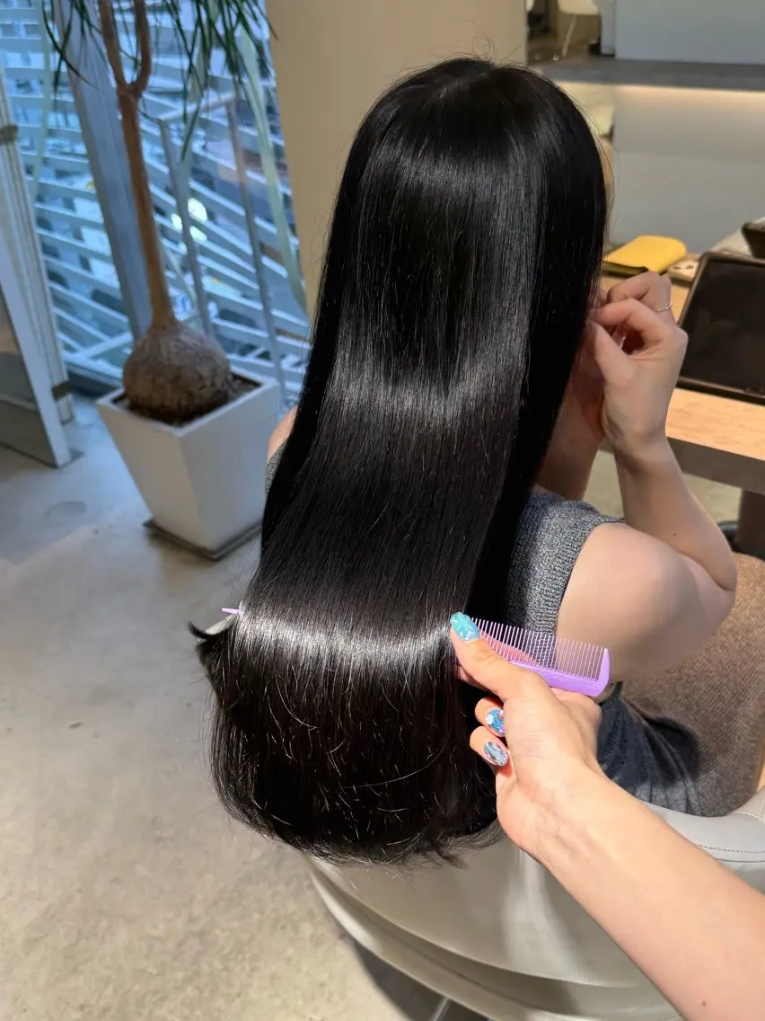 ロング カラー トリートメント ヘアカラー トリートメント 🦋🫧艶髪カラー 🫧🦋あいりのヘアスタイル