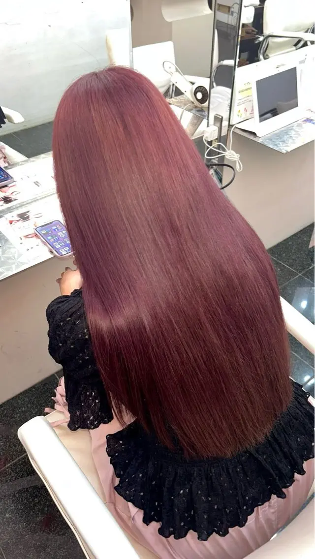 カラー ヘアカラー 艶カラー  髪質改善 🍓苺奈のヘアスタイル
