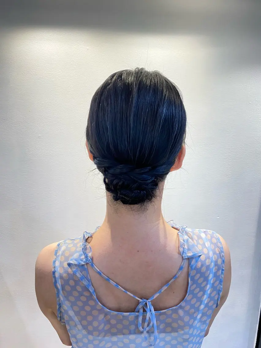 セミロング ヘアアレンジ 石垣廣乃 /Hironoのヘアスタイル