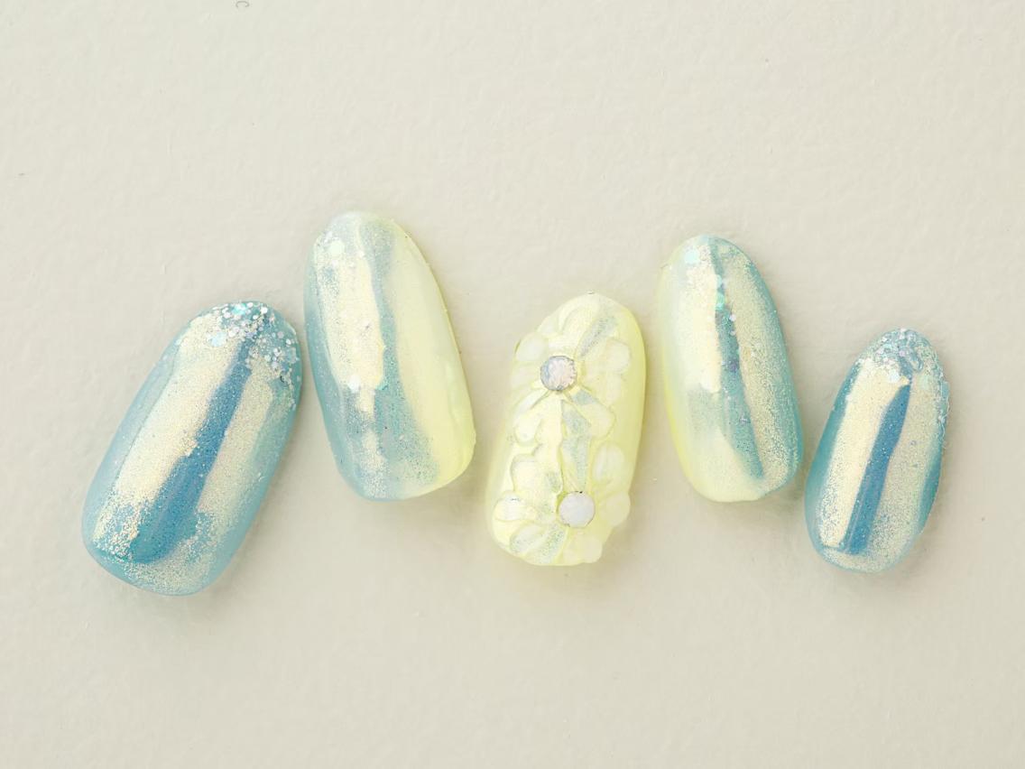 ネイル 桜ネイル 長さ出し フラッシュネイル フットネイル フレンチネイル ハンドネイル 💗🪽Tiary Nail🪽💗のネイルデザイン